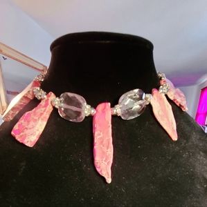 Statement choker or pet Dog cat Collar necklace